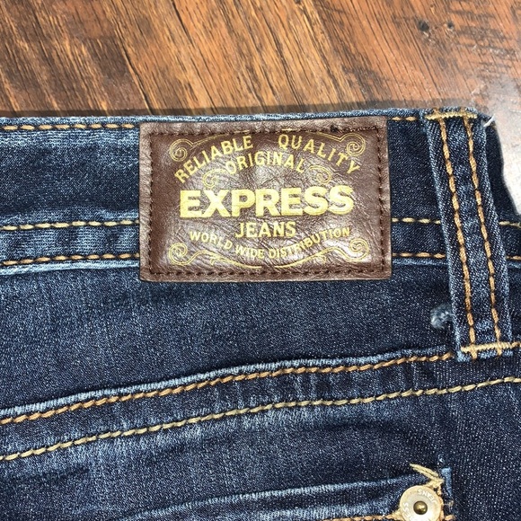 Express Skinny Low Rise Jeans - Picture 3 of 4